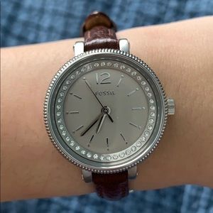 Brown Fossil Watch
